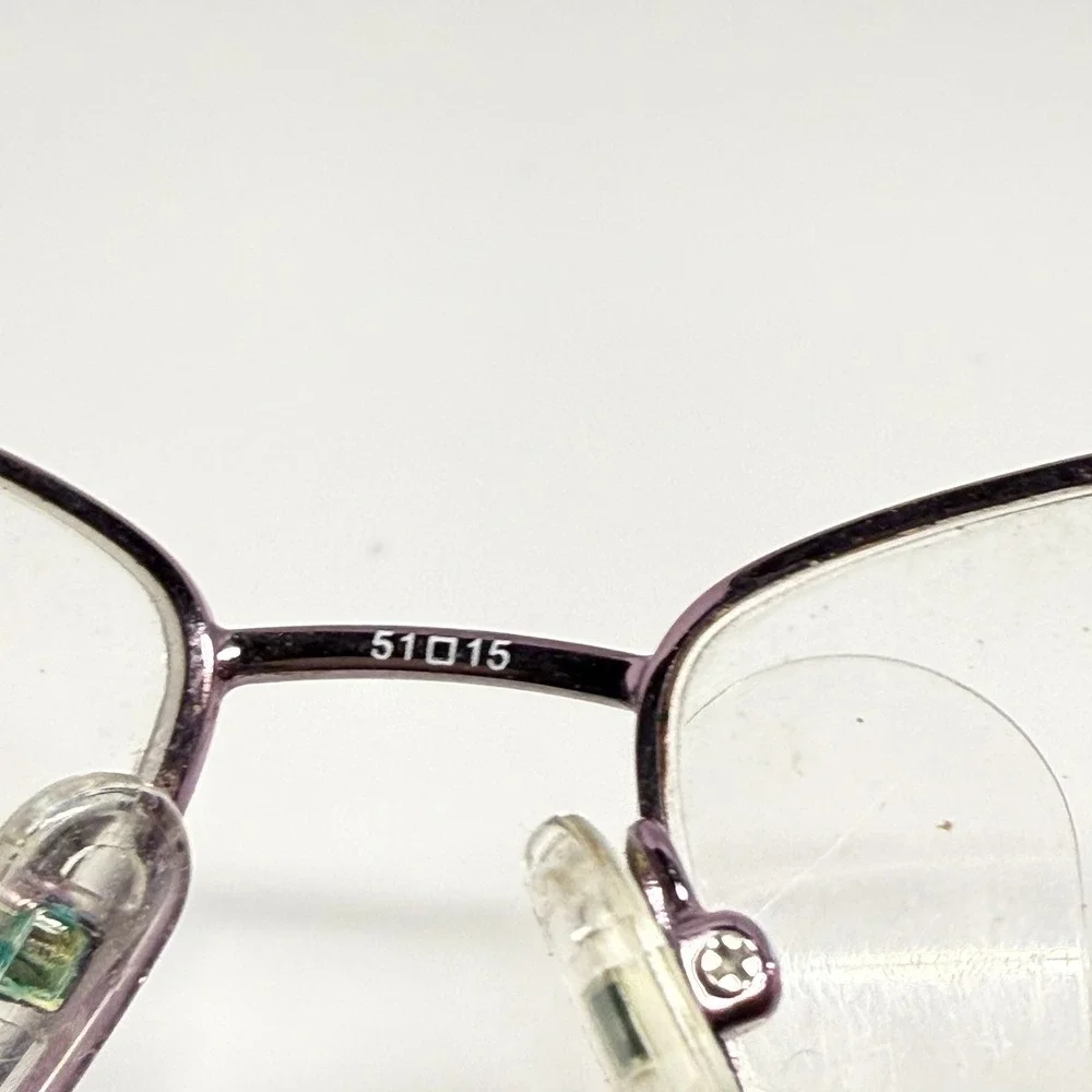 Bulova Piedmont Violet Purple Oval Eyeglass Frames 51-15-135 Womens Eyewear